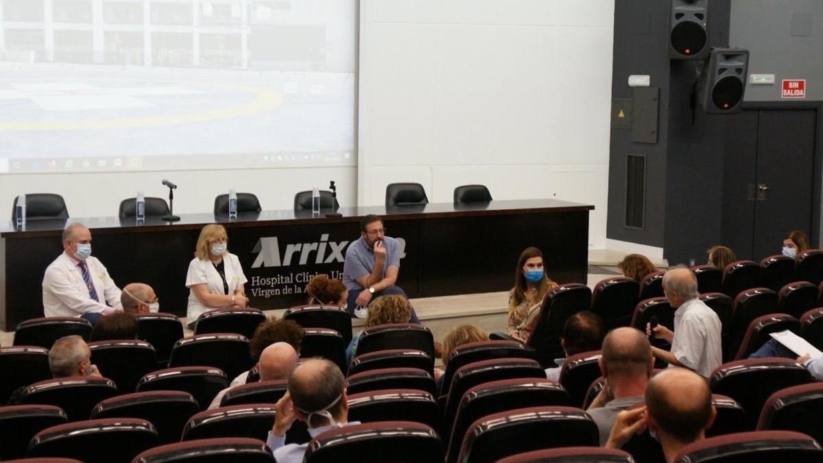 Reunión del Consejo de Gestión de Atención Primaria celebrada en la Arrixaca.