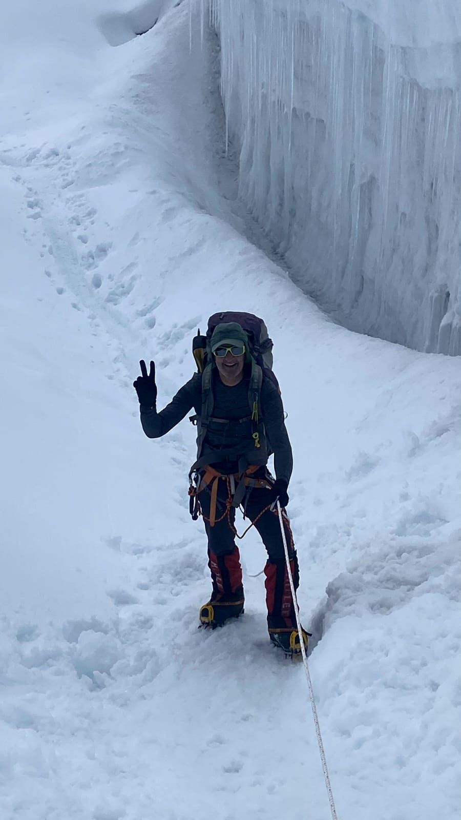 El camino de ascenso del alpinista vigués Roberto López al Manaslu