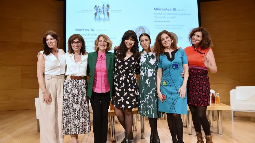 Marta Fernández, Itziar Miranda, Sole Giménez y Silvia Marsó conversan sobre igualdad en Zaragoza