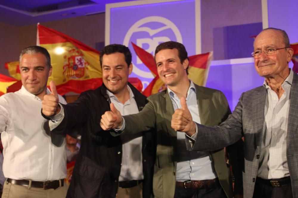 Pablo Casado participa en un acto político en Málaga