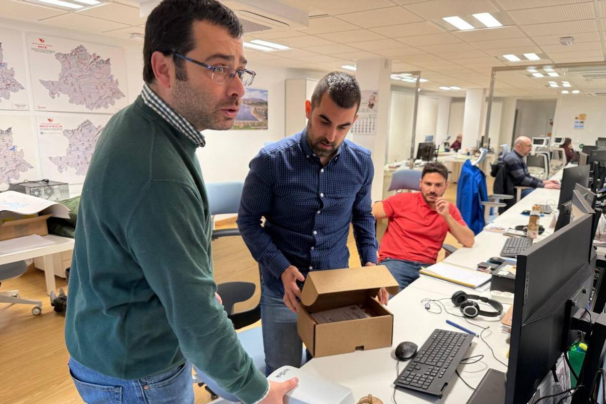 Técnicos responsables de la Red del Consorcio MásMedio.