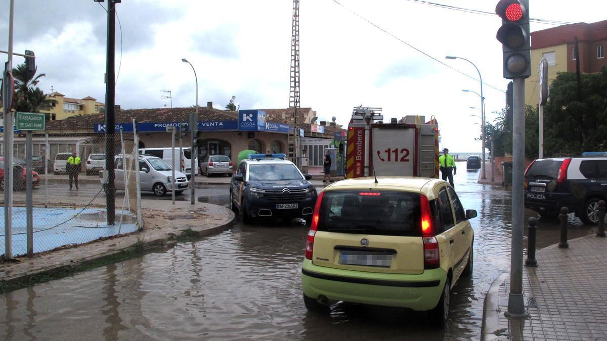 Efectos de las últimas lluvias en Xàbia.