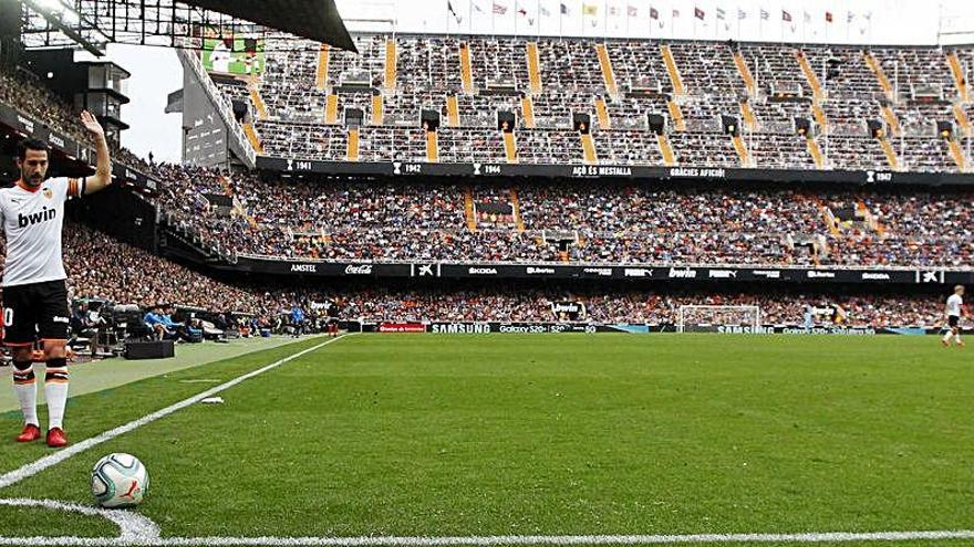 El capitán no pudo despedirse desde su casa, Mestalla.