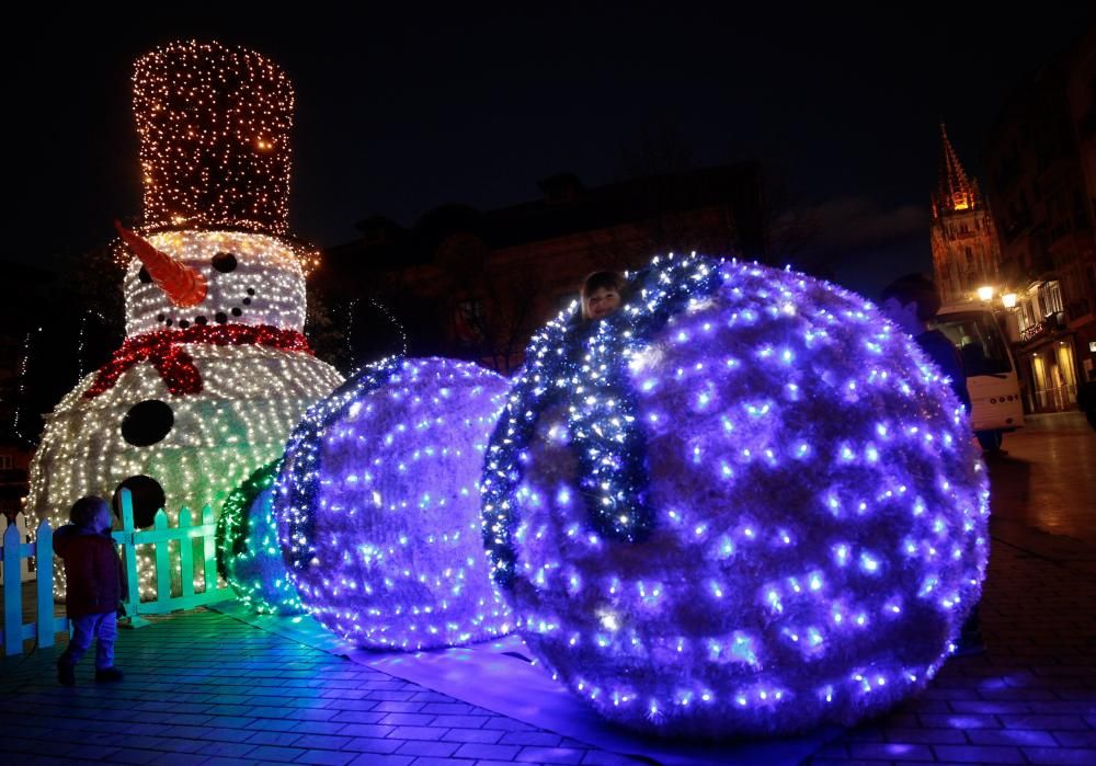 Luces de Navidad en Oviedo