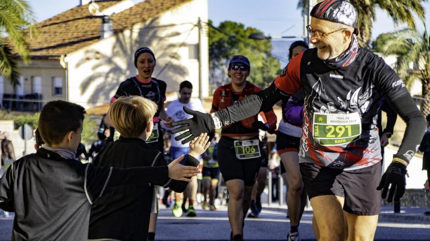 Participantes en el Trail de Benissoda, el pasado domingo.