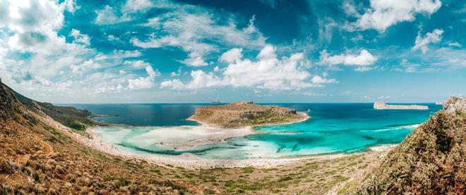 Balos, una de las playas más mágicas de la isla de Creta, Grecia