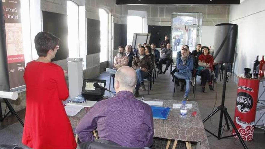 Un momento de la conferencia de ayer. // Santos Álvarez