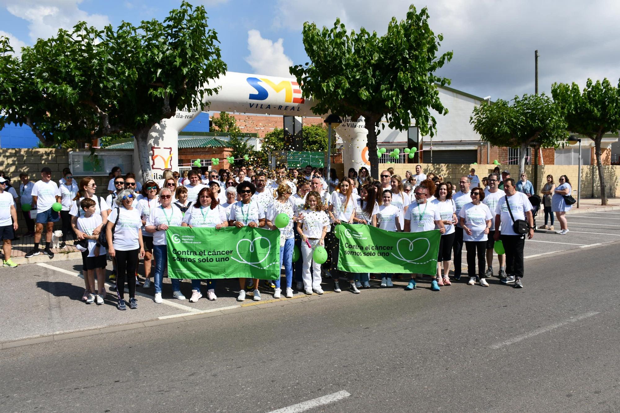 Todas las fotos de la marcha contra el cáncer de Vila-real