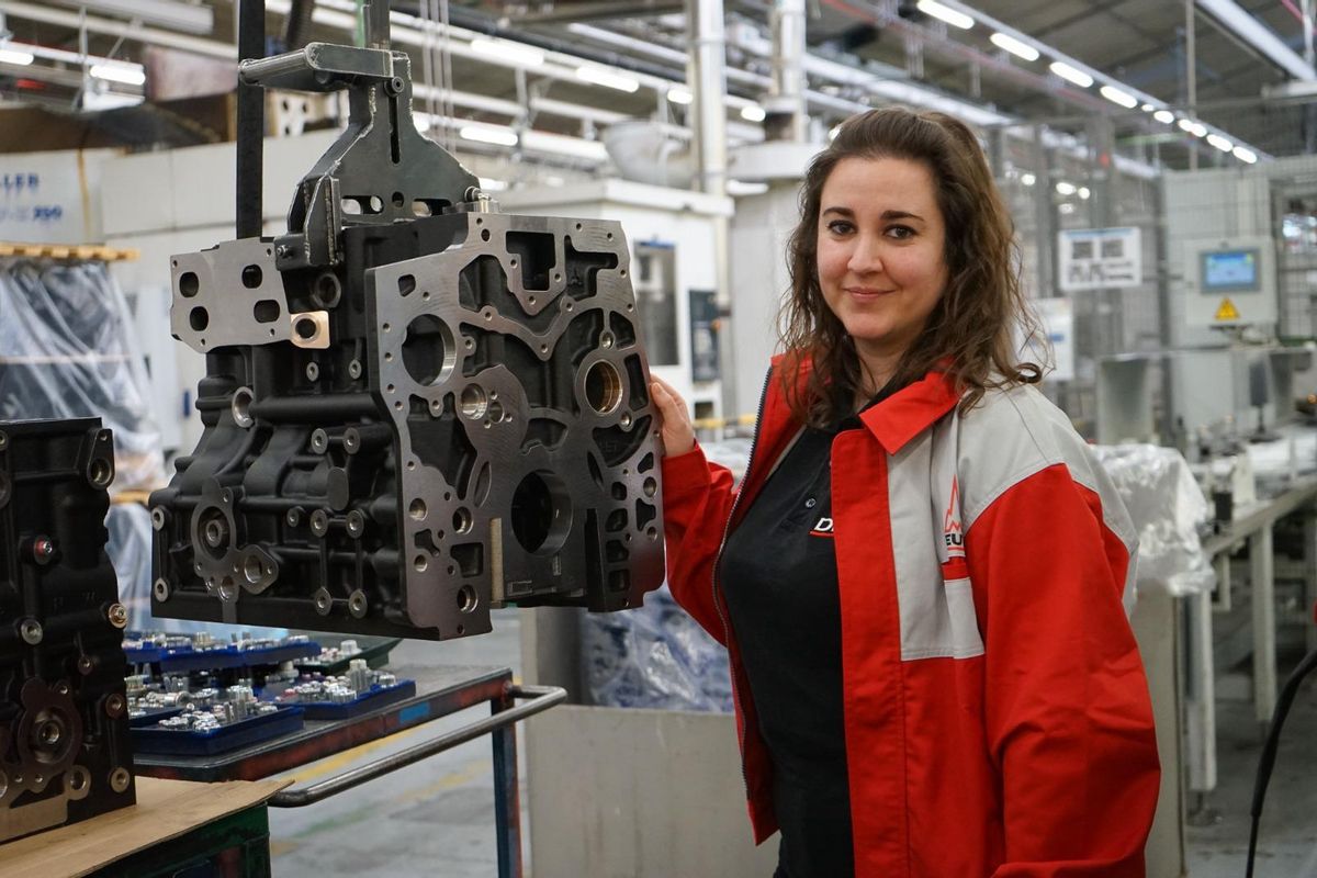 María del Ara Pozo. Estudió FP dual tras cursar una ingeniería y un máster.