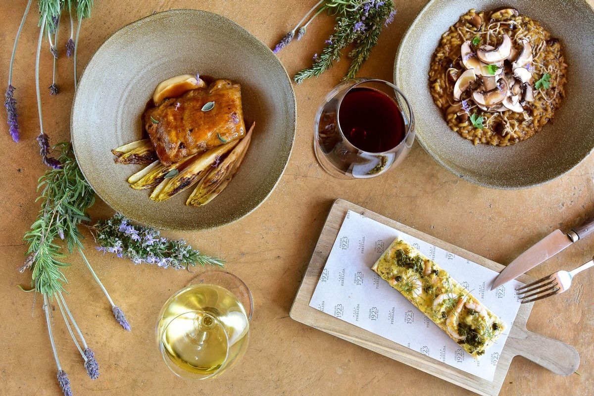 Alguns plats del Celler 1923 Wine Bar de Peralada