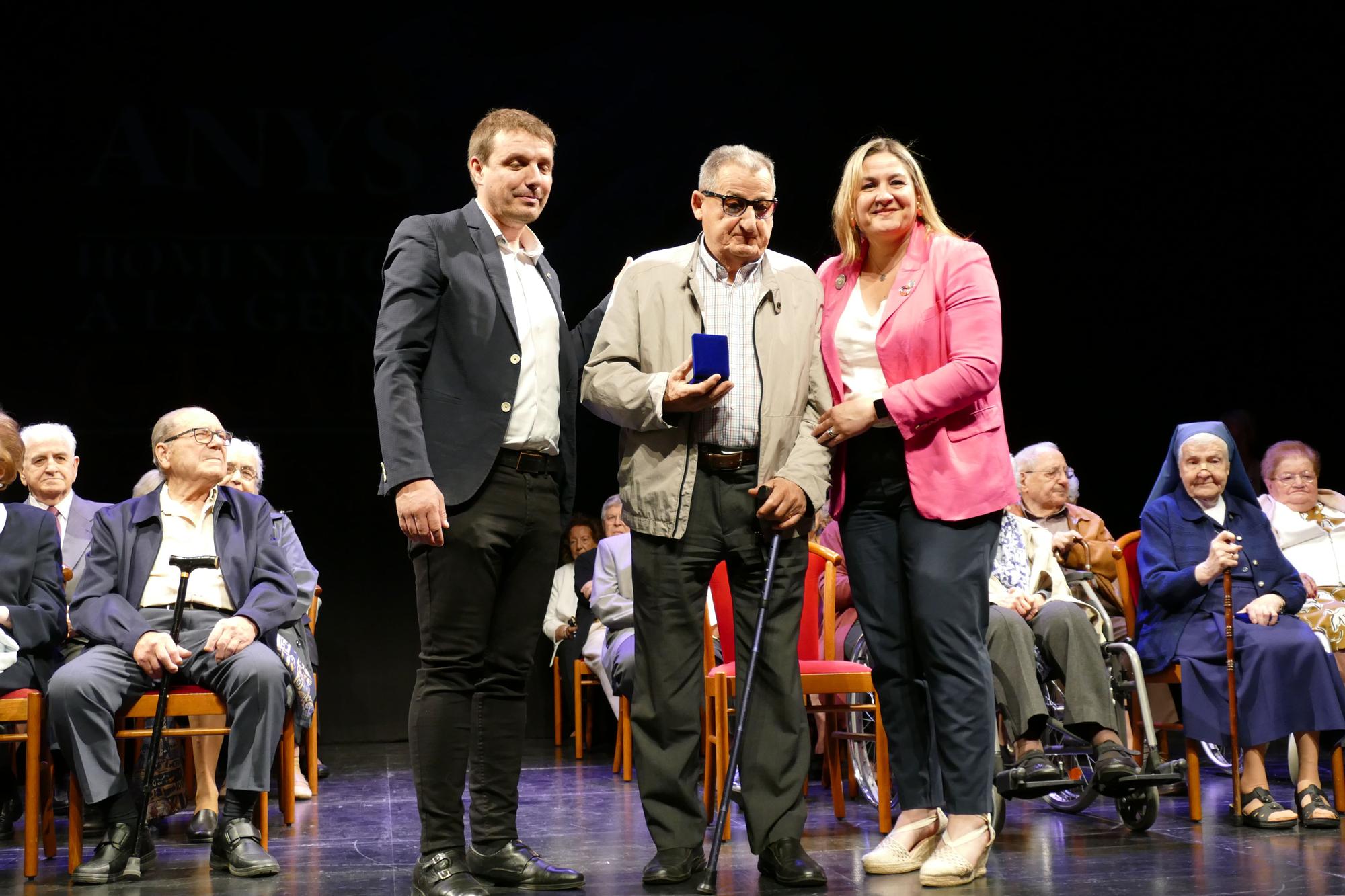 Totes les imatges de l'acte d'homenatge a les persones que celebren 90 anys aquest 2023