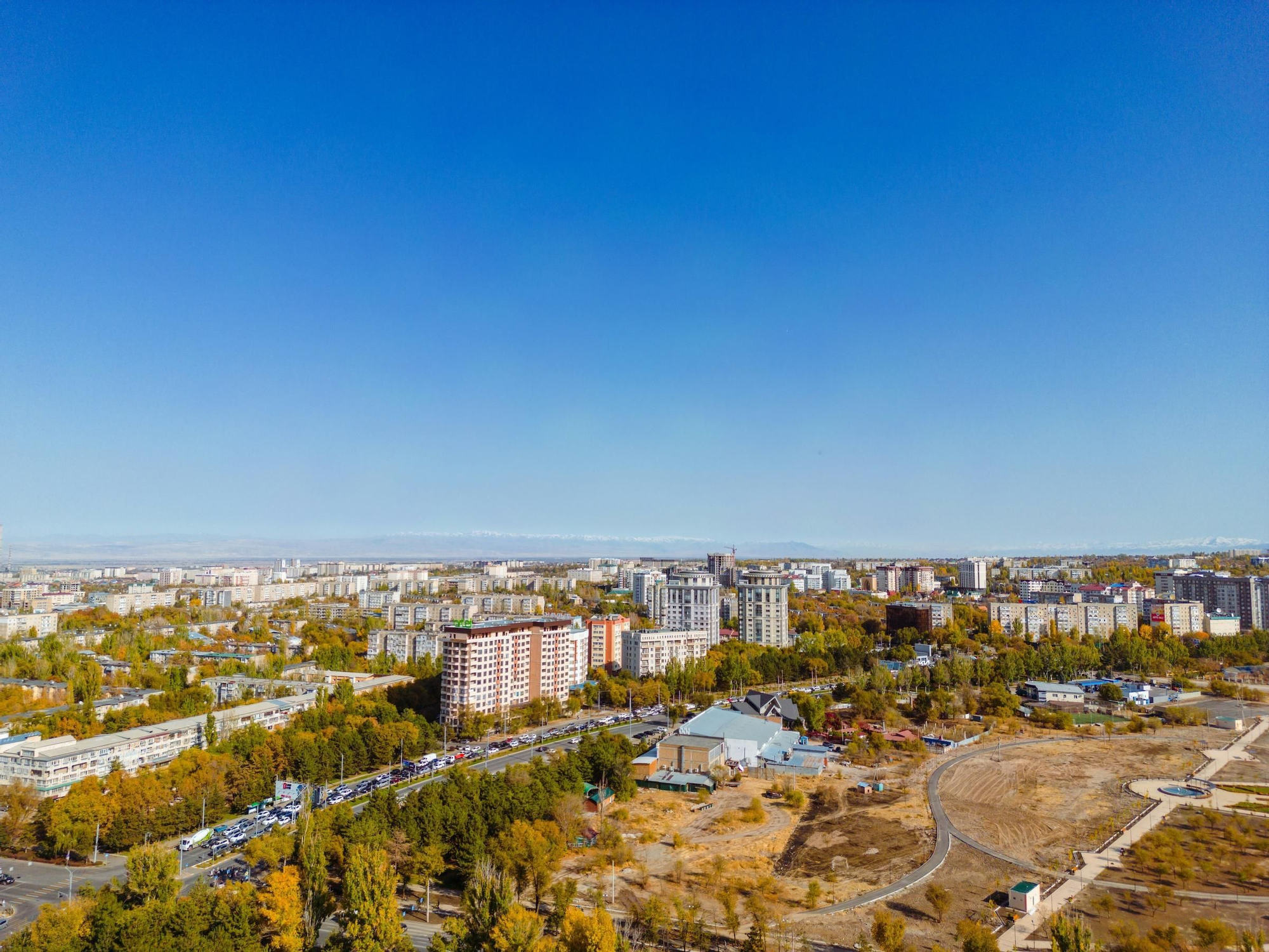 Panorámica de la capital desde el aire
