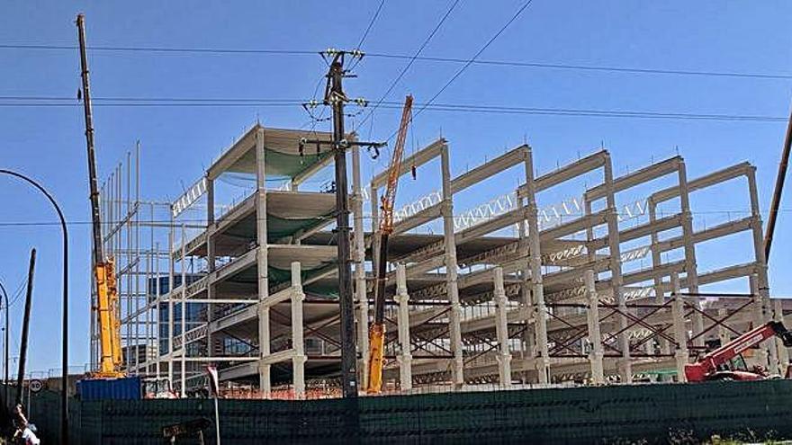 El nuevo edificio de Inditex toma forma