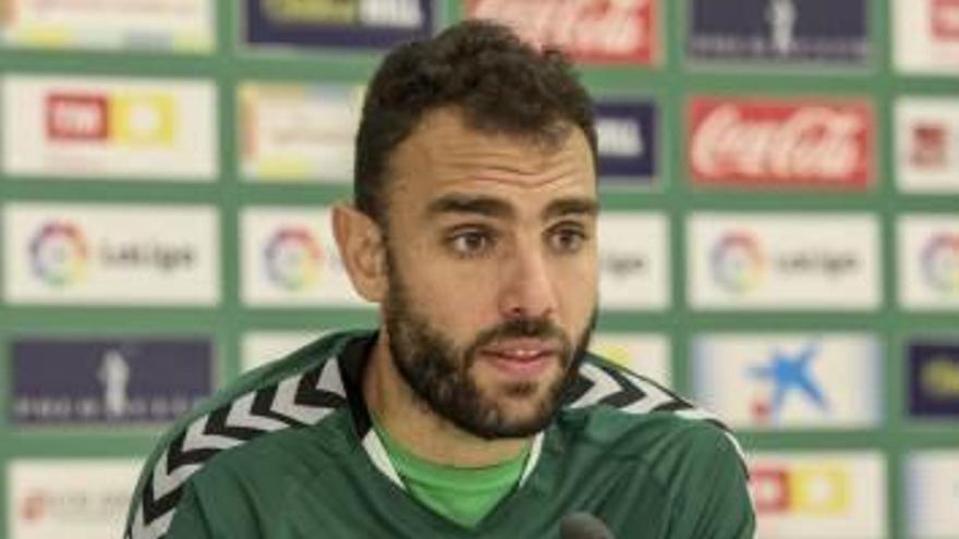 Gonzalo Verdú, durante la rueda de Prensa de ayer.