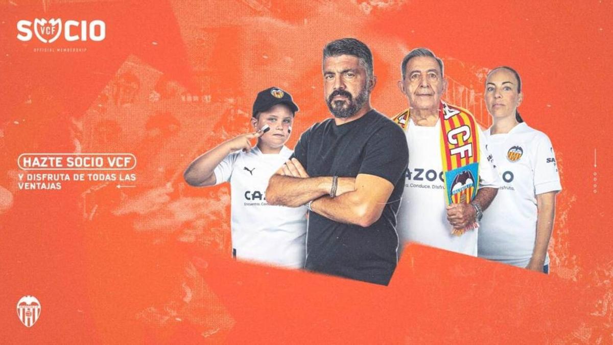 Cartel promocional de la figura de Socio VCF