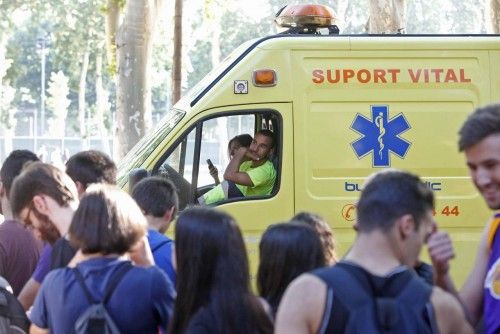 Primer dia del càsting de «Joc de Trons» a Girona