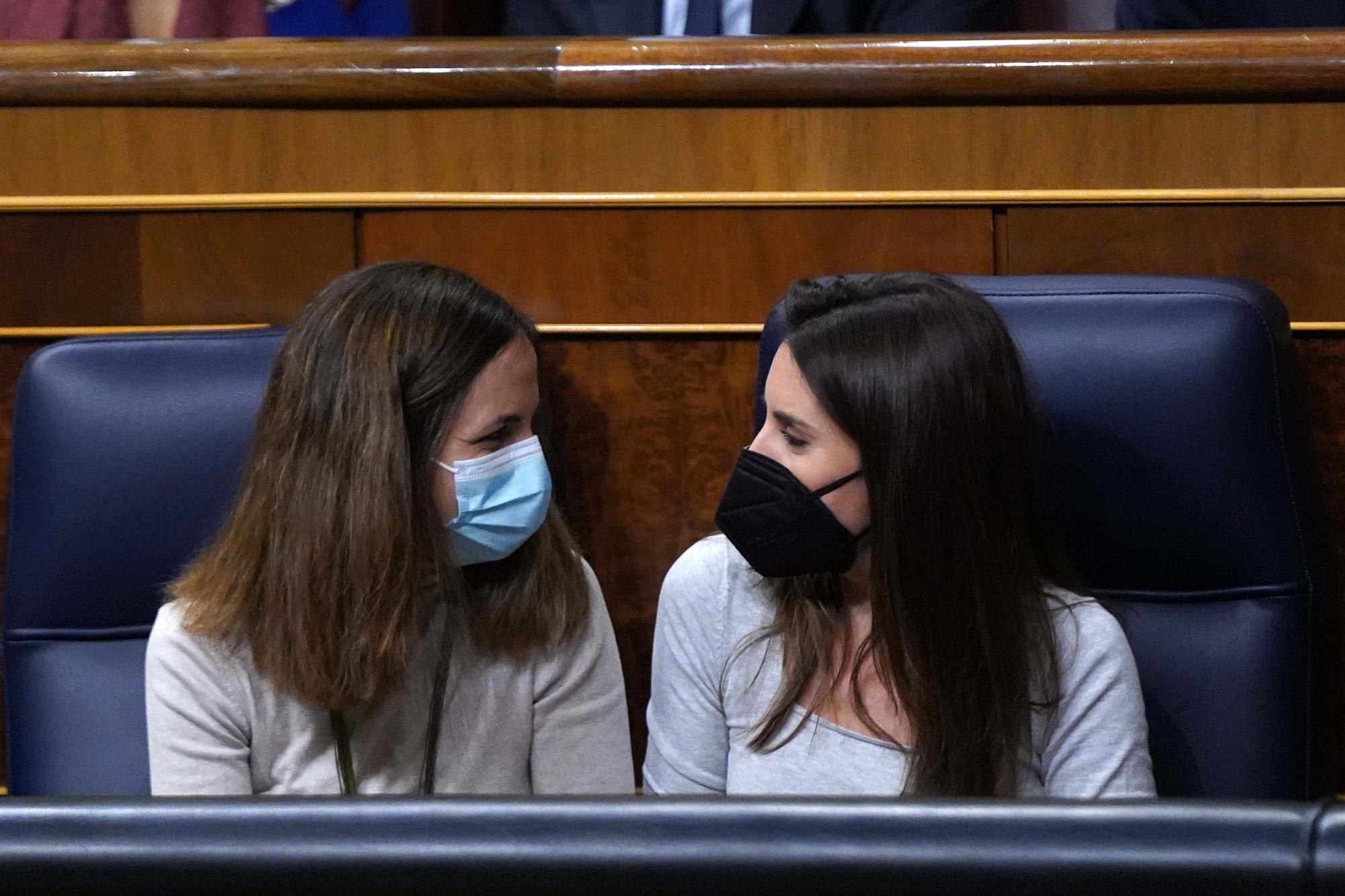 Ione Belarra e Irene Montero.