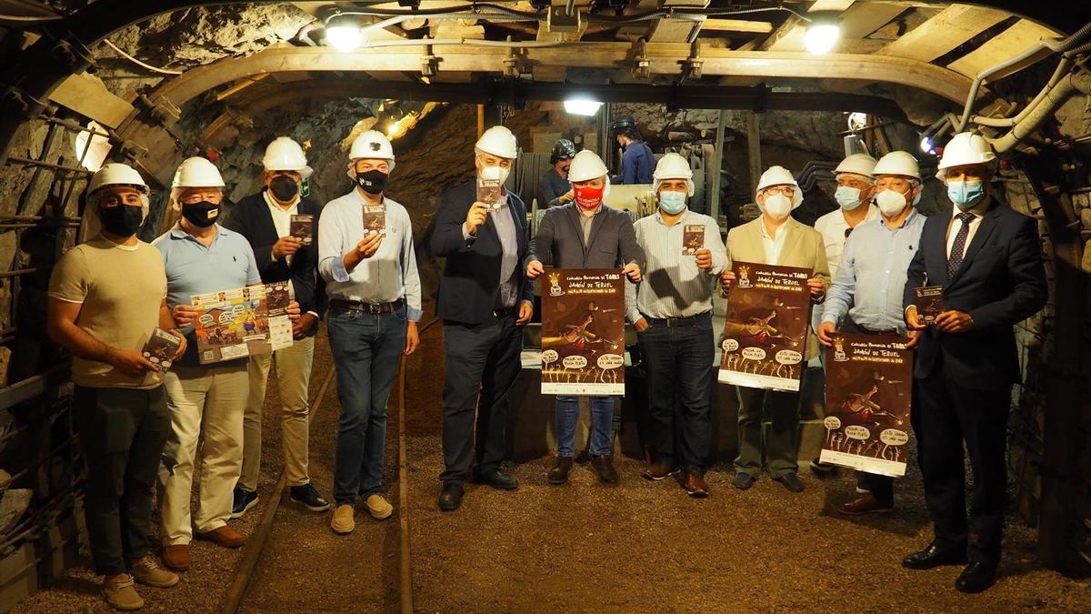 Presentación del Concurso de Tapas Jamón de Teruel en el Museo Minero de Escucha (Teruel)