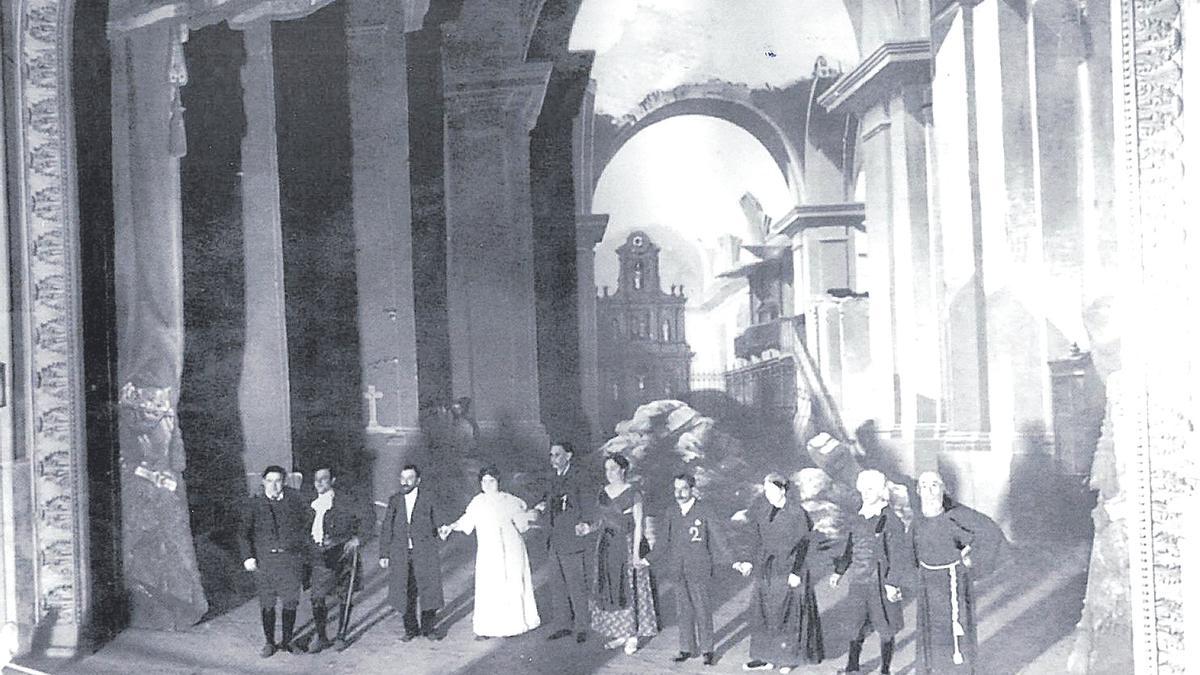 Estreno de la ópera Zaragoza de Benito Pérez Galdós en julio de 1908