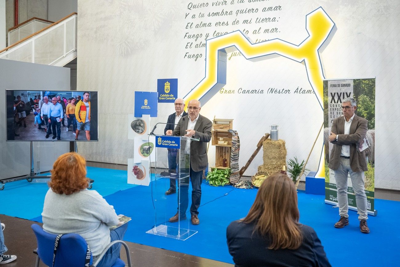 Presentación de la Feria de Ganado y Feria Escolar en la Granja del Cabildo de Gran Canaria