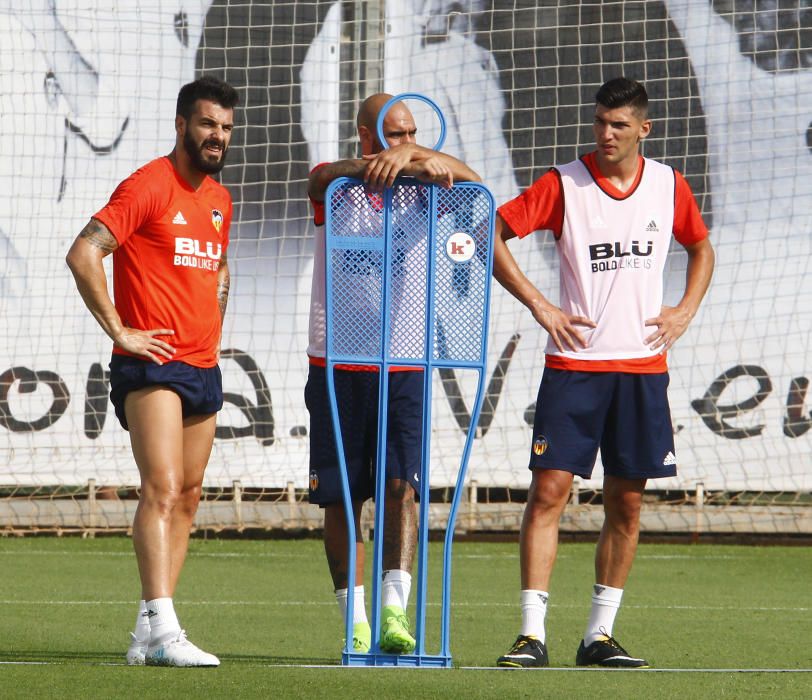 El primer entrenamiento de Neto