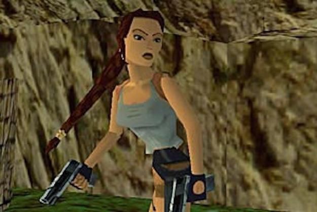 Así de "primitiva" era la Lara Croft del primer videojuego de "Tomb Raider"