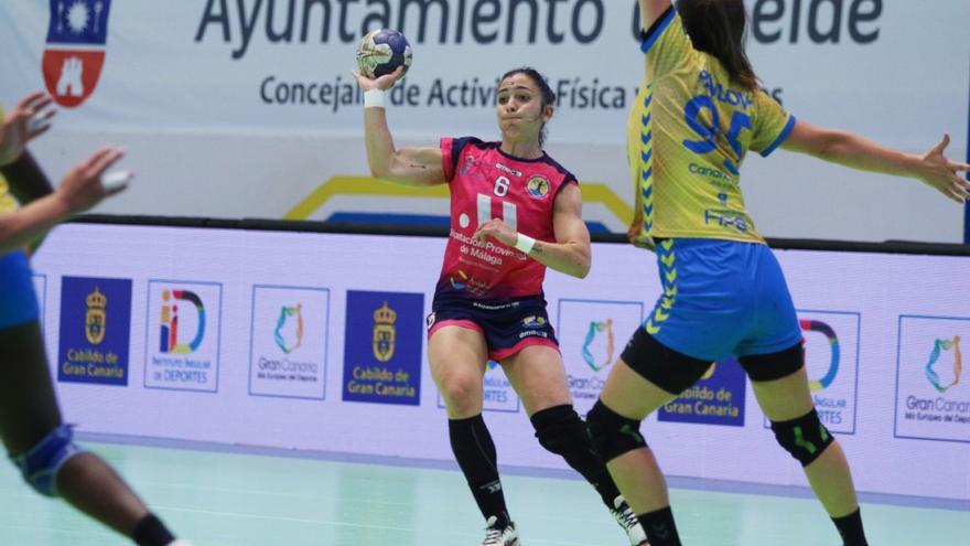 Primer partido de la final de la EHF European Cup entre el Rocasa y el Balonmano Costa del Sol