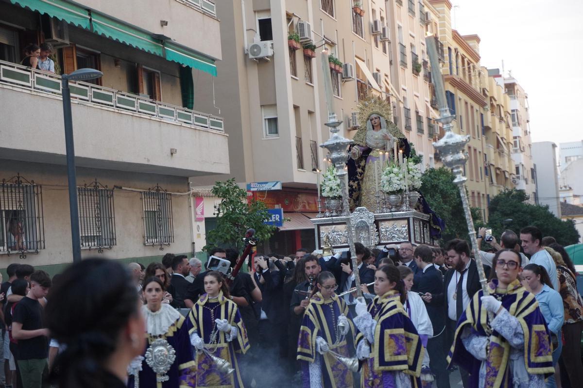 Traslado de María Santísima de Gracia al Santuario de la Victoria