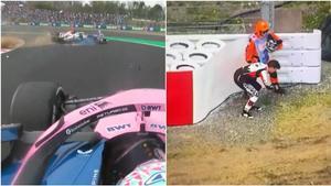 El momento del accidente y la salida de Bearman