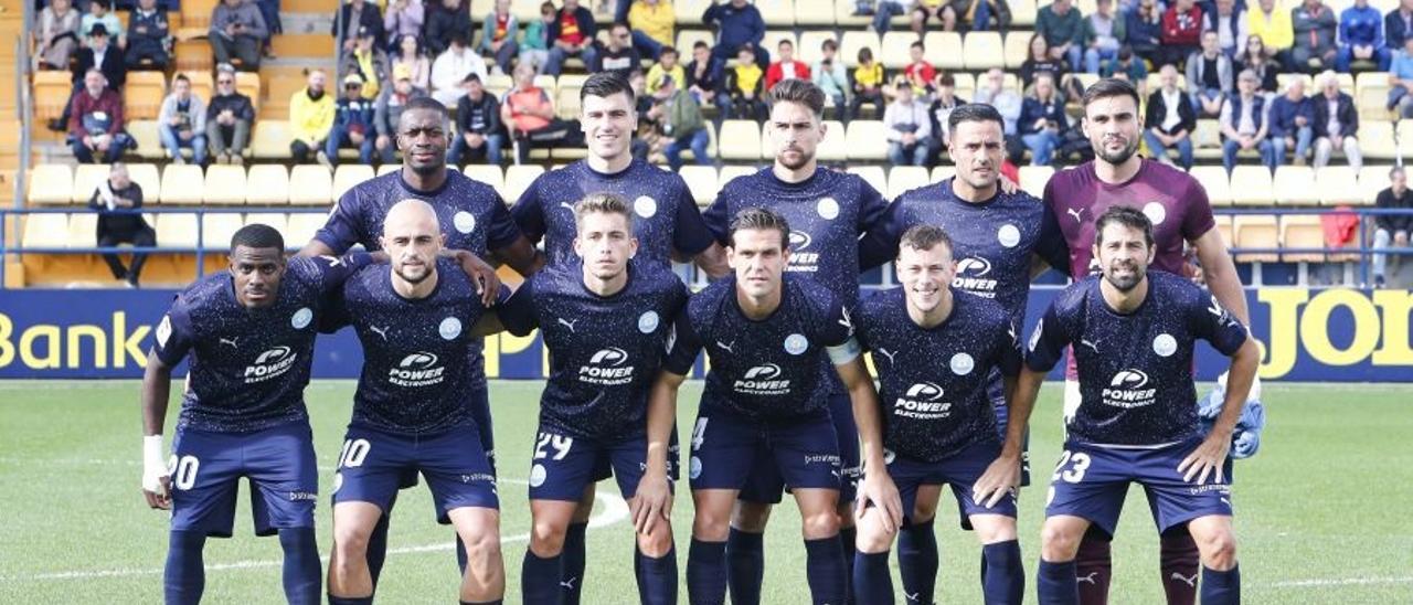 Alineación titular del equipo en Villarreal
