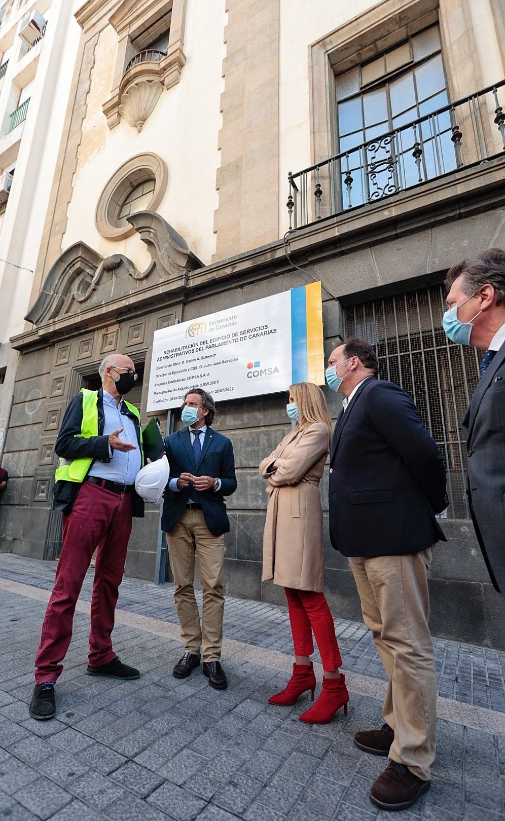 Visita al nuevo edificio de ampliación del Parlamento