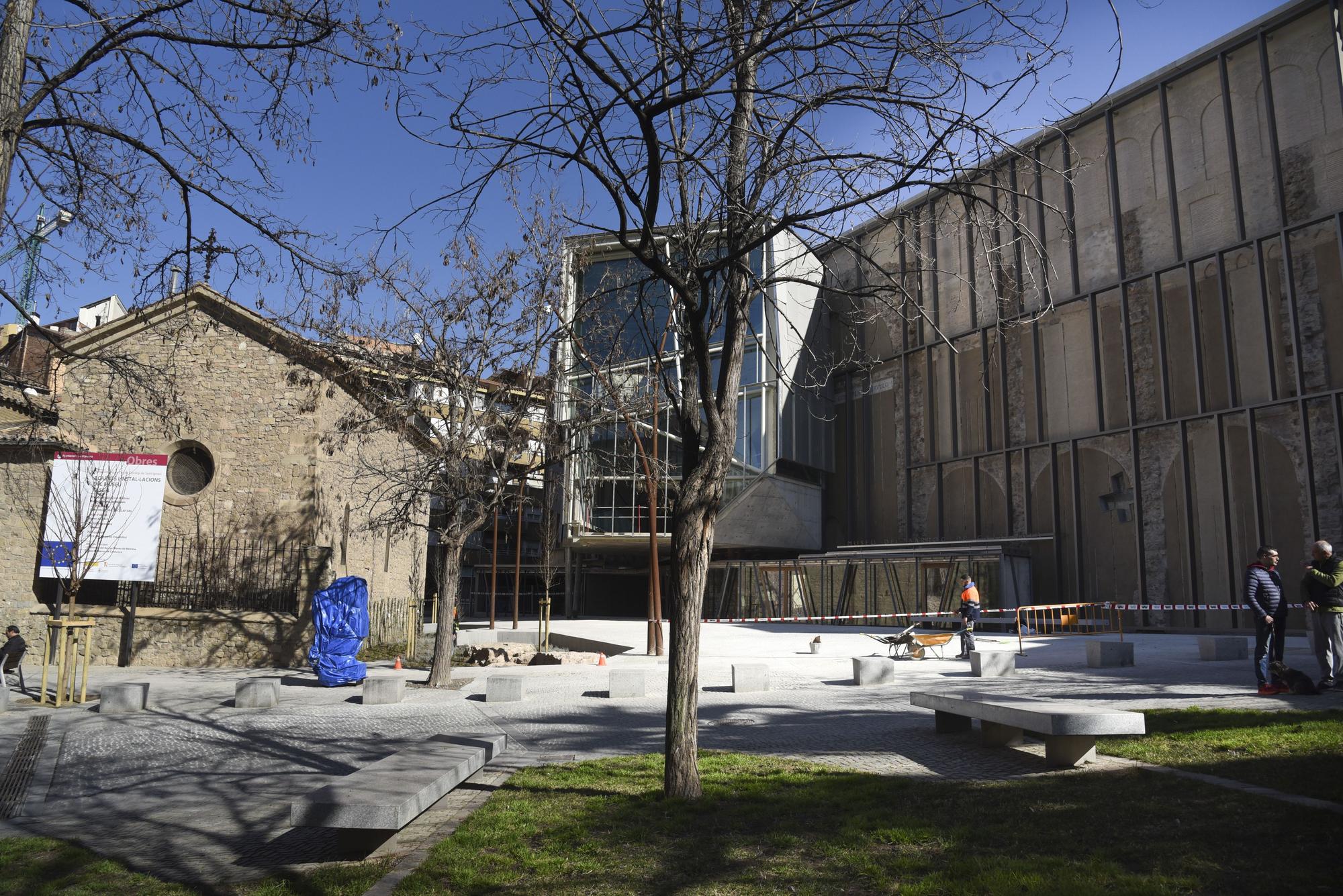 Així llueix l'amplicació de la plaça plaça de Sant Ignasi de Manresa