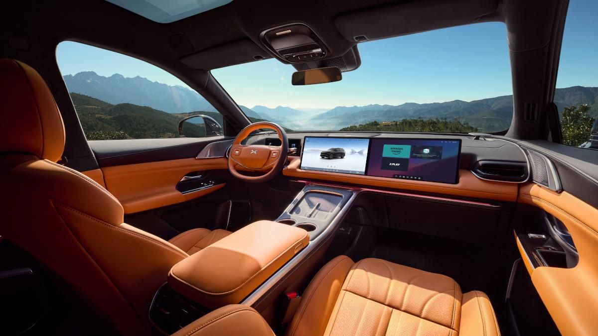 Interior del Xpeng G9