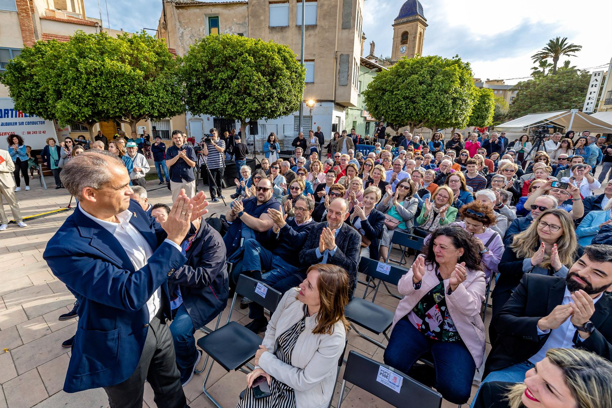Ximo Puig participa en un acto del PSPV en Sant Joan