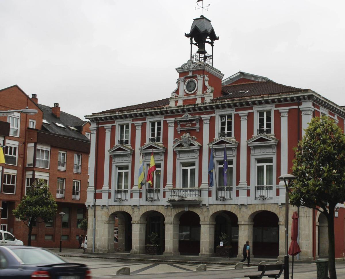 La plaza del Ayuntamiento de Mieres. | LNE