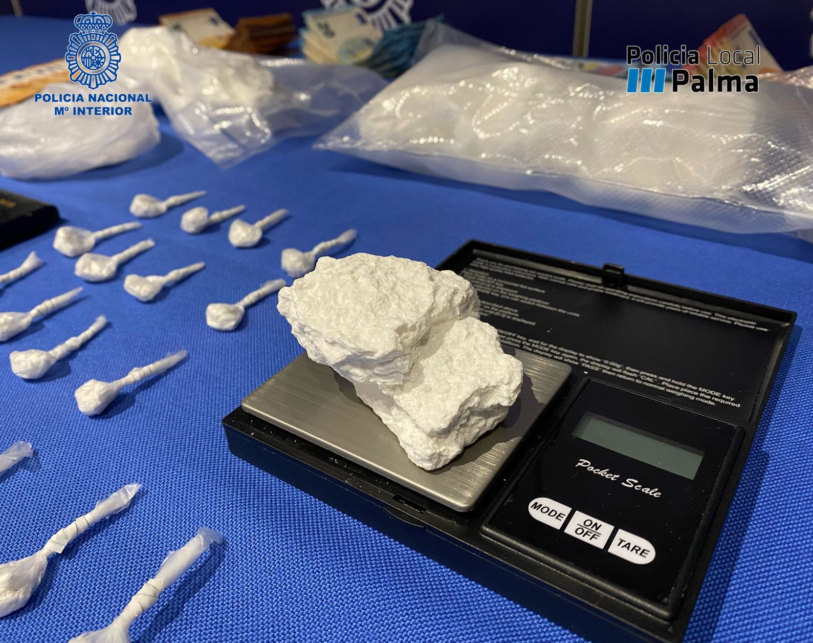 La Policía detiene a cuatro personas por tráfico de drogas y desmantela dos puntos de venta en Palma