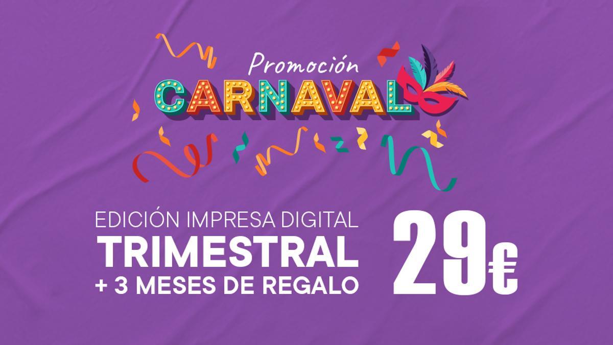 Aprovecha nuestra oferta de Carnaval.