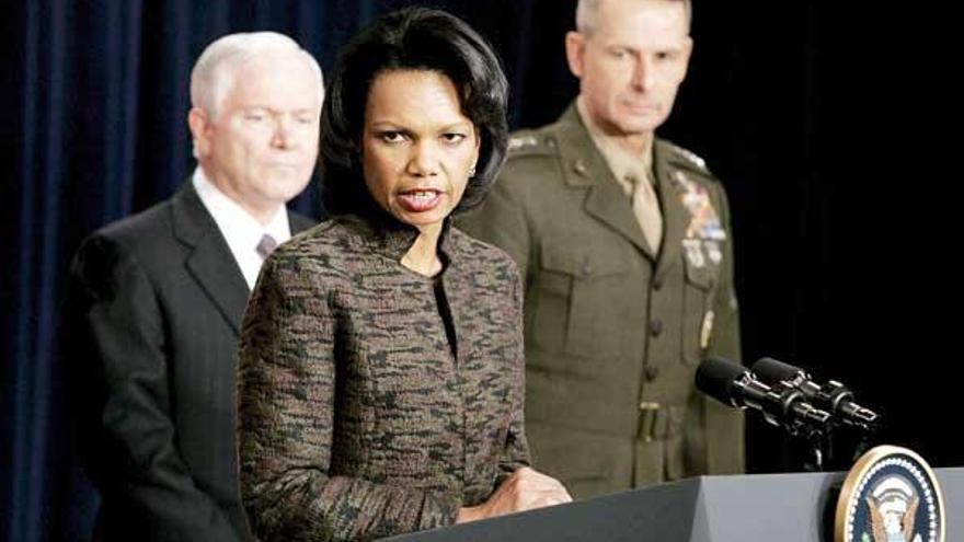 Condoleeza Rice.