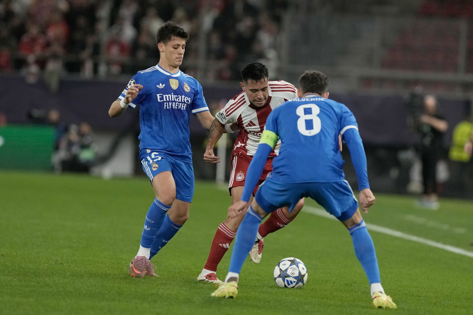 Champions League: Olympiacos - Real Madrid, en imágenes.
