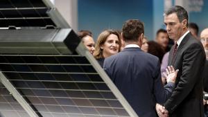 Pedro Sánchez y Teresa Ribera durante la inauguración de la feria de Energías Renovables, Genera 2024.