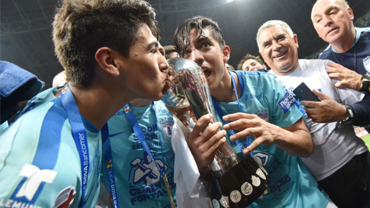 Los Tuzos de Pachuca celebran el título