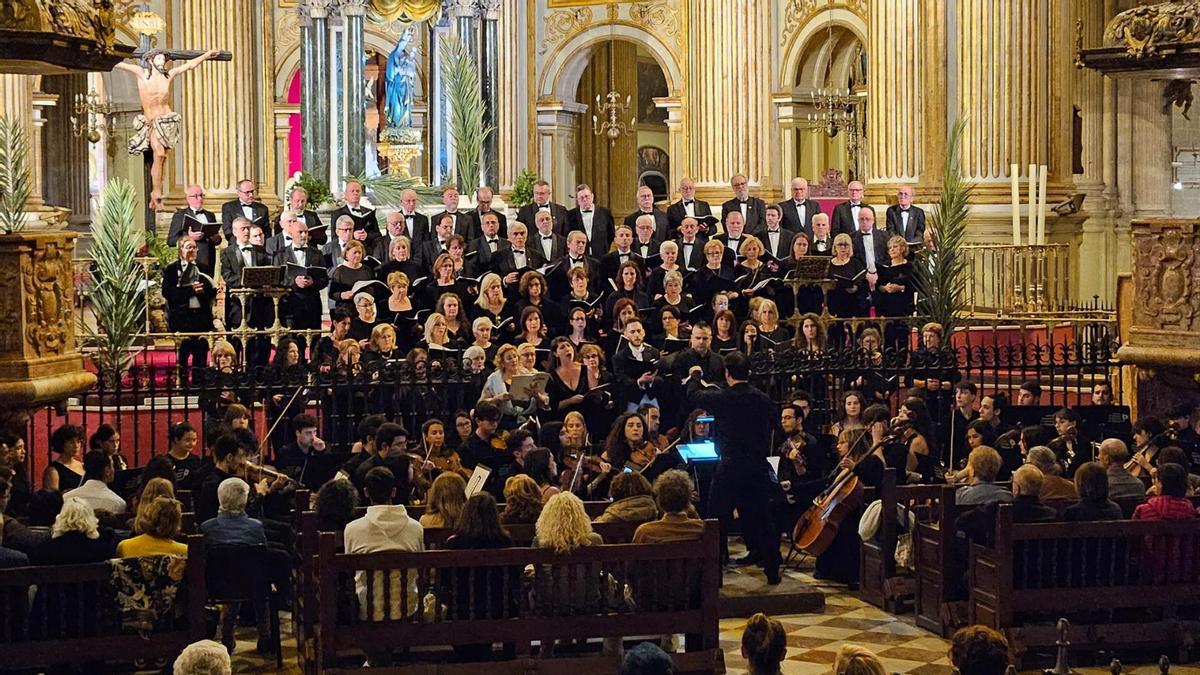 La Joven Orquesta y la Coral Santa María de la Victoria, en la Catedral en una imagen de archivo
