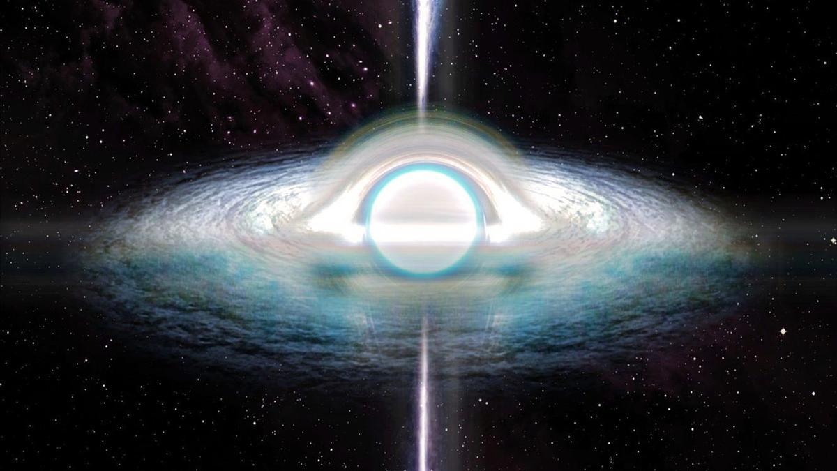 Los agujeros blancos son regiones cósmicas contempladas teóricamente por la relatividad general, que funcionarían de manera opuesta a los agujeros negros.