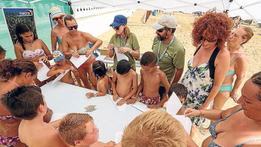 Una imagen de las actividades organizadas ayer en la playa de Los Locos de Torrevieja.