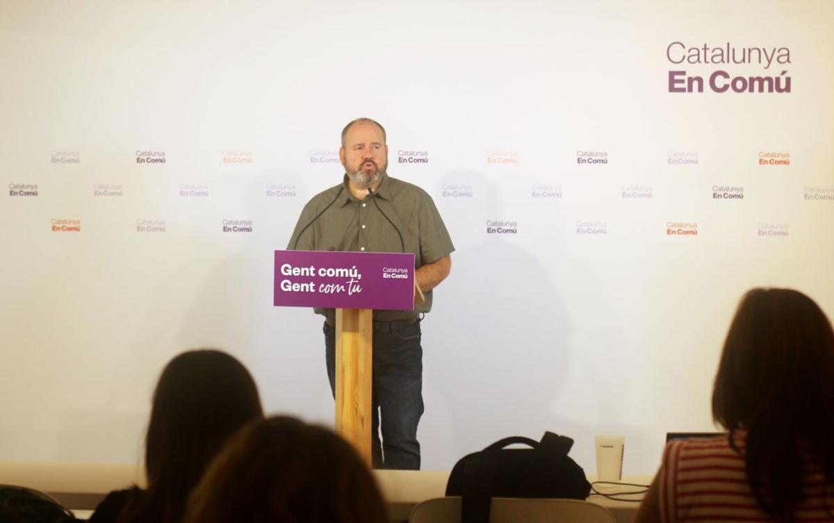 Els comuns avisen el Govern que si no resol la seva crisi interna la negociació dels Pressupostos no avançarà Els comuns avisen el Govern que si no resol la seva crisi interna la negociació dels Pressupostos no avançarà