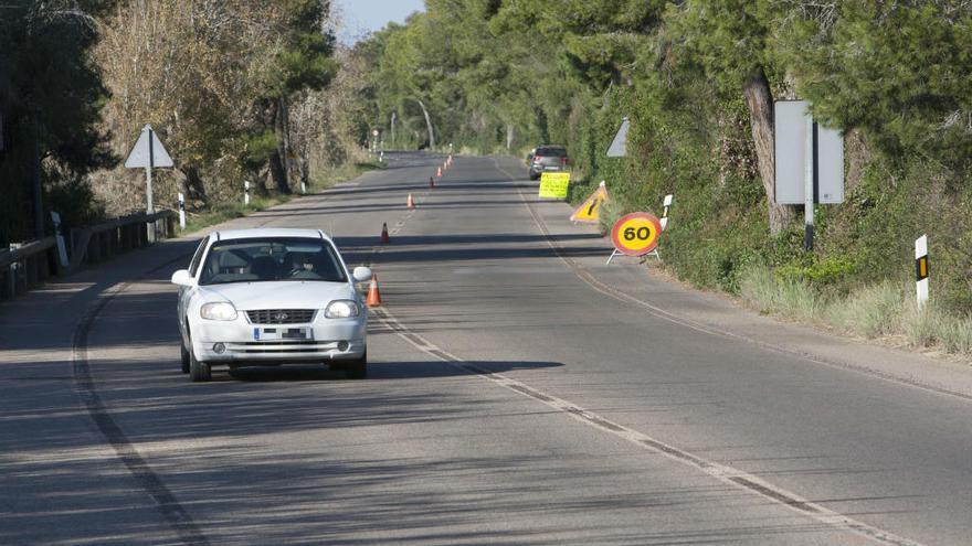 Bajan a 60 km/h la velocidad en la carretera de El Saler