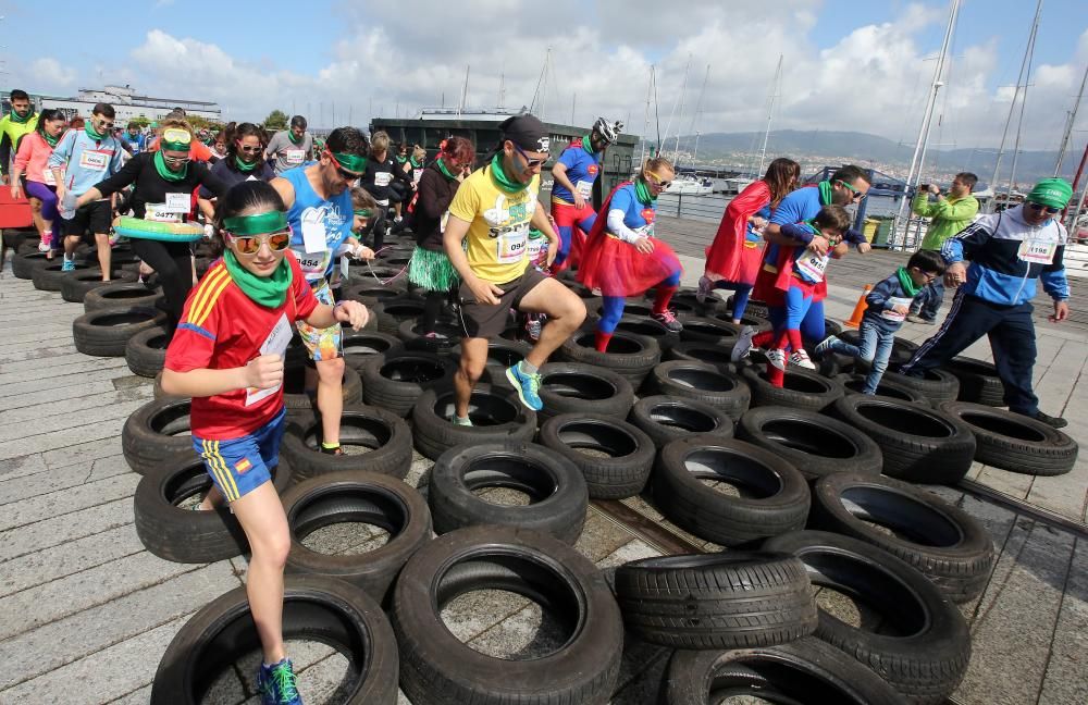 Alrededor de 1.500 personas personas participaron esta mañana en una carrera de obstáculos adaptada para corredores con discapacidad