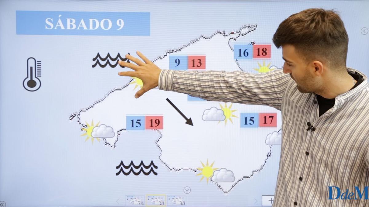 El tiempo en Mallorca | Máximas de hasta 26°C antes de una nueva bajada de temperaturas