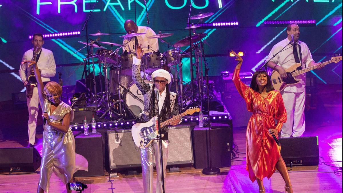 Machen bei der Jubiläums-Ausgabe des Festivals den Anfang: Nile Rodgers &amp; Chic.