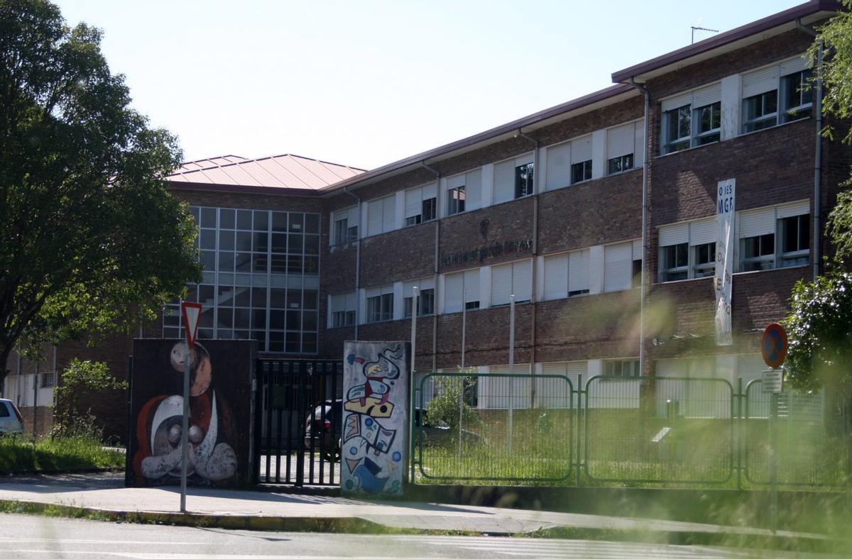 El IES Manuel García Barros es uno de los impulsores de las movilizaciones a nivel comarcal. | BERNABÉ